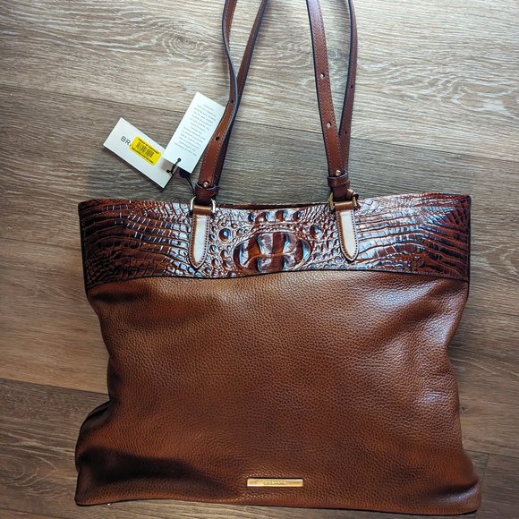 Brahmin Tansey Pecan Westerly **NWT** - Picture 1 of 4